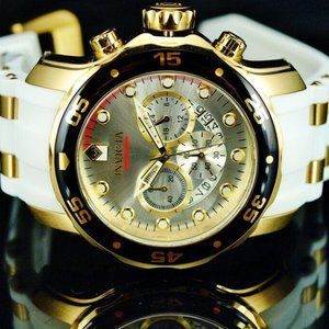 18kt Gold Silver 48mm Pro Diver Men's